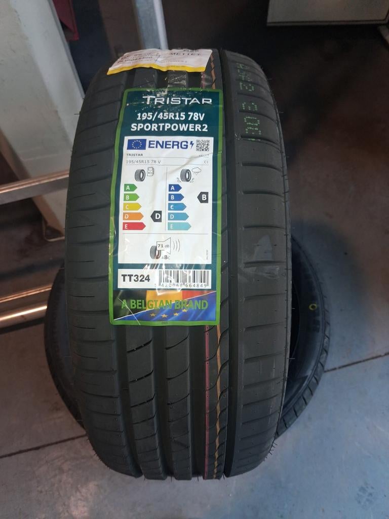 Pneus été 195/45R15 78V, Ophalen of Verzenden, Tristar, Washautomettet@gmail.com, Morialmé