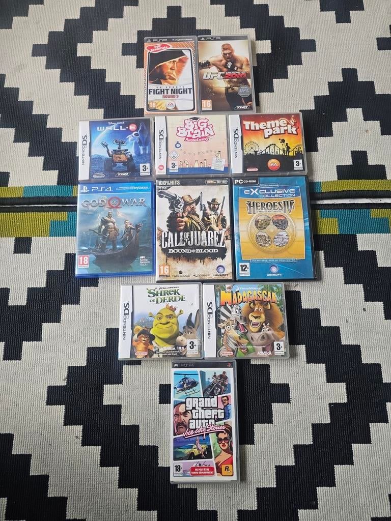 Lot van Playstation/ps games een collectie van 11 spelletjes, Avontuur en Actie, Ophalen of Verzenden, Zo goed als nieuw, Eén computer