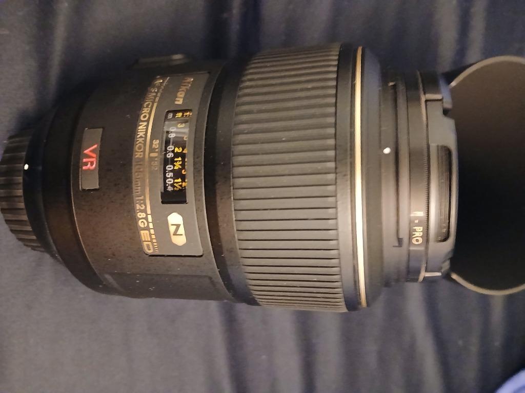Nikon 105mm 2.8 vr, Enlèvement ou Envoi, Comme neuf, Objectif macro