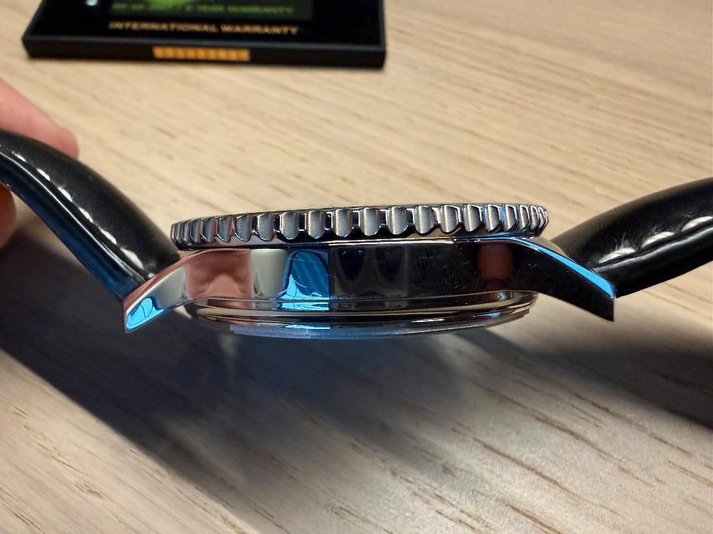 Breitling Navitimer 01 46mm - Complete set (Als nieuw!), Ophalen, Leer, Staal, Breitling