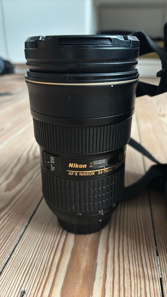 Nikon AF-S 24-70mm f/2.8 G ED Nano, Audio, Tv en Foto, Ophalen, Zo goed als nieuw, Groothoeklens