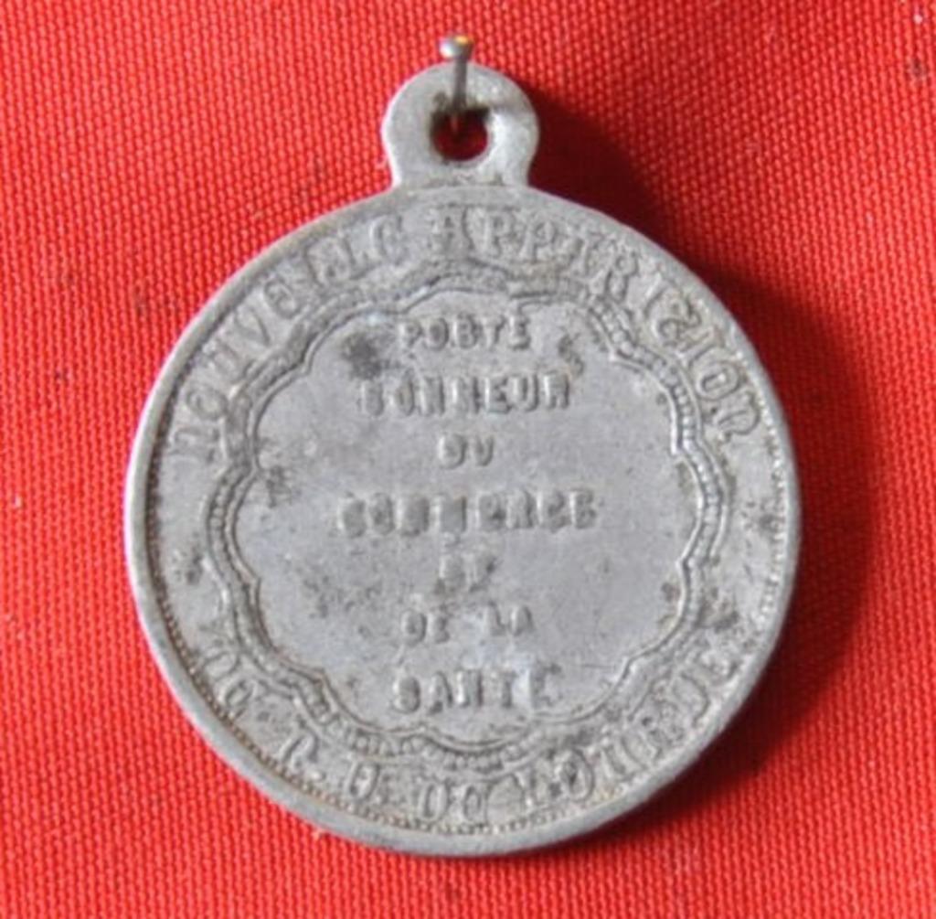 medaille religieuse en alu (x2028), Collections, Enlèvement ou Envoi, Utilisé, Bijoux, Christianisme | Catholique