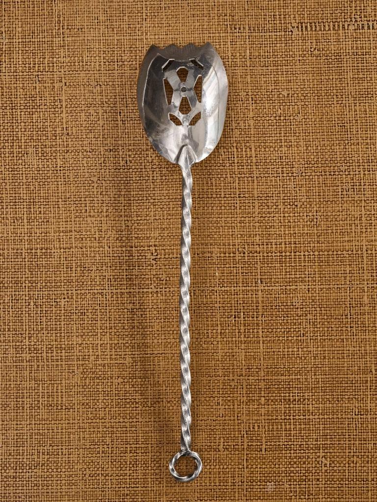 Antieke silver plated ijsblokjes schepper, Ophalen of Verzenden