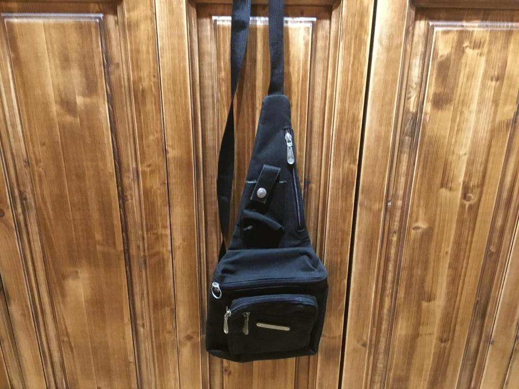 Sac noir pour homme, Ophalen, Zo goed als nieuw, Zwart