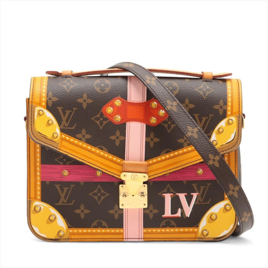 Louis Vuitton Metis édition limitée, Envoi, Comme neuf, Brun, Sac à main