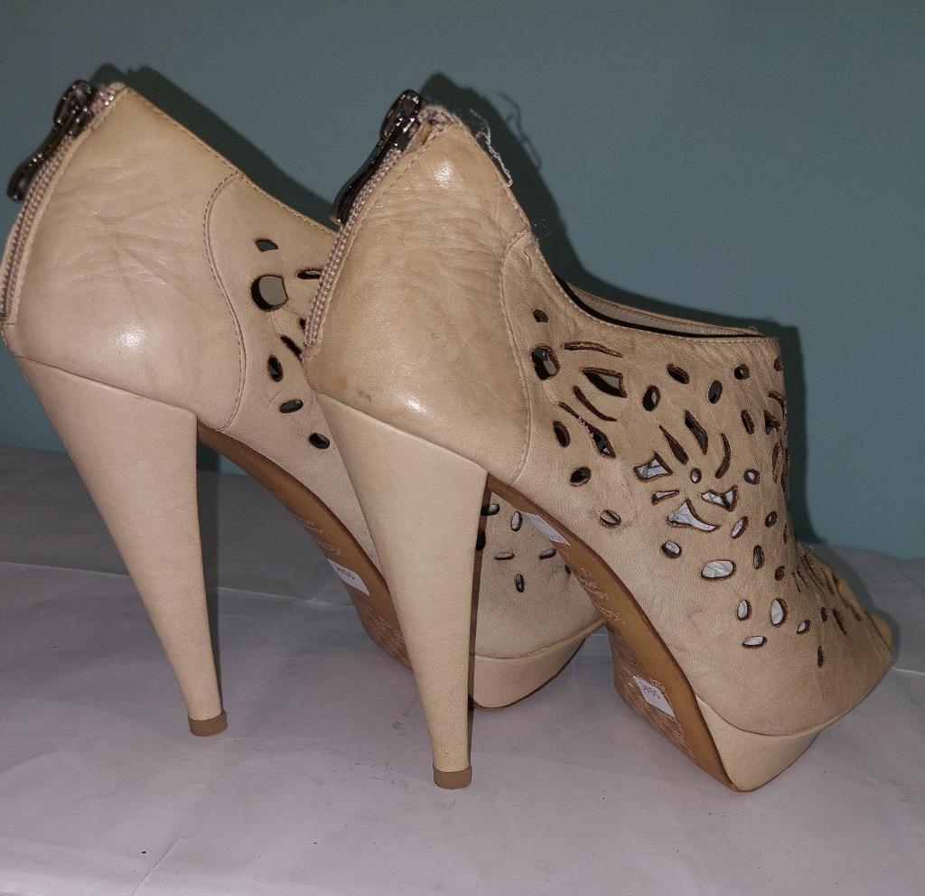 594C* KAZAR sexy shoes beiges cuir high heels (41), Autres couleurs, Chaussures à haut talons, Envoi, Kazar