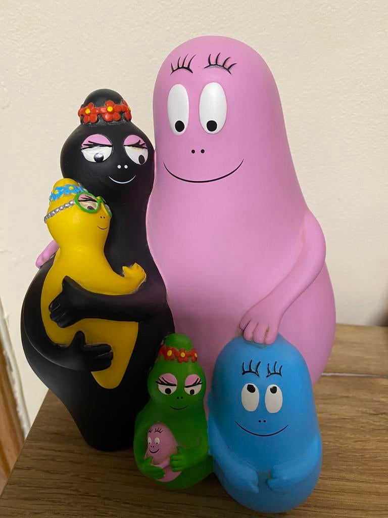 Ancienne Jolie tirelire famille Barbapapa, Collections, Enlèvement ou Envoi, Comme neuf