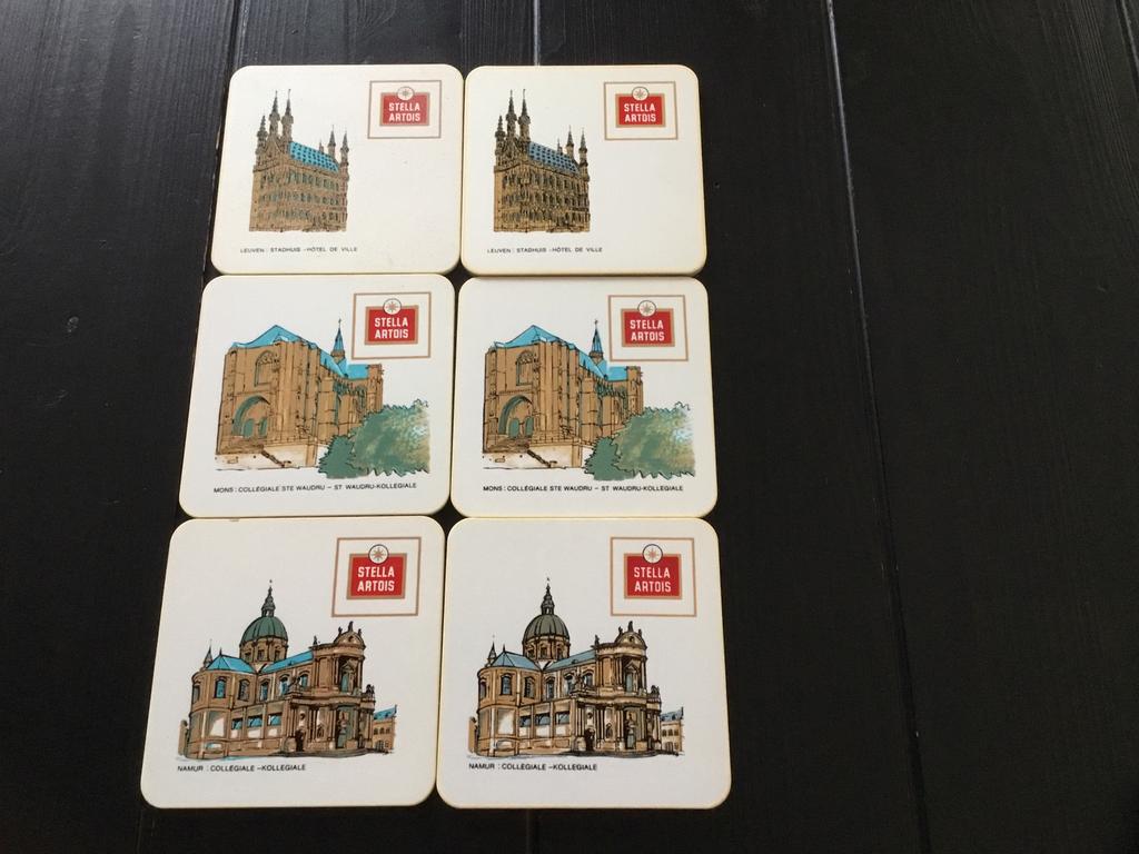 Sous-verres Stella Artois, Collections, Marques & Objets publicitaires, Enlèvement ou Envoi, Utilisé, Ustensile