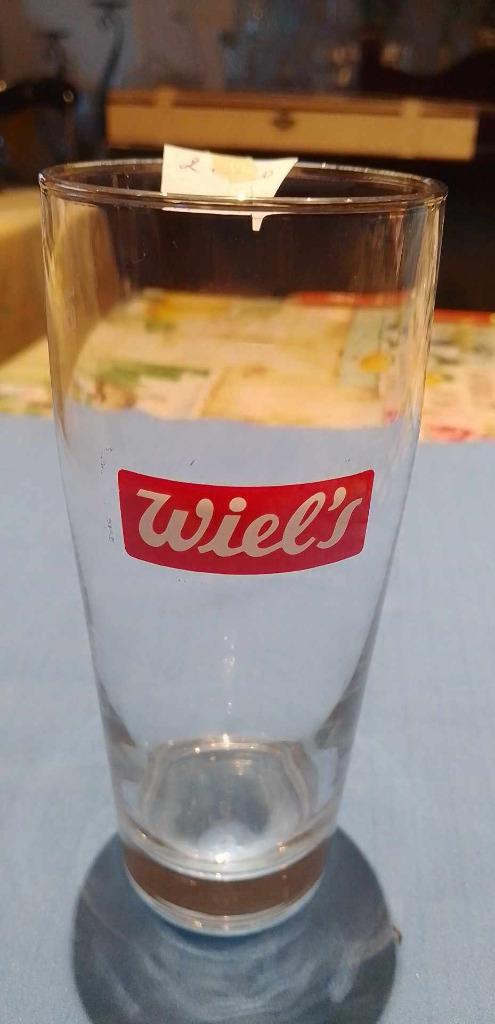 Verre de bière Wiel's vintage 25 cl, Collections, Marques de bière, Enlèvement ou Envoi, Comme neuf, Verre ou Verres, Autres marques