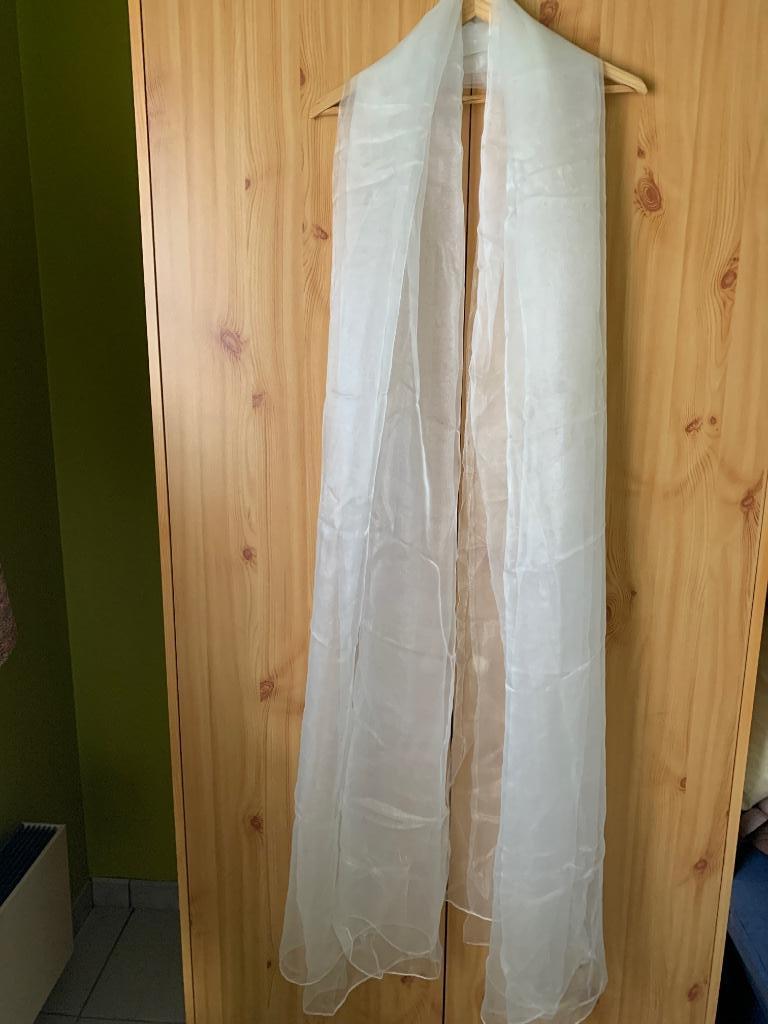 Sjaal kleed wit/ecru, Kleding | Dames, Trouwkleding en Trouwaccessoires, Ophalen, Wit