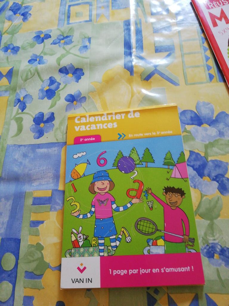 Calendrier de vacances. 2eme primaire., Livres, Enlèvement ou Envoi, Comme neuf, Primaire