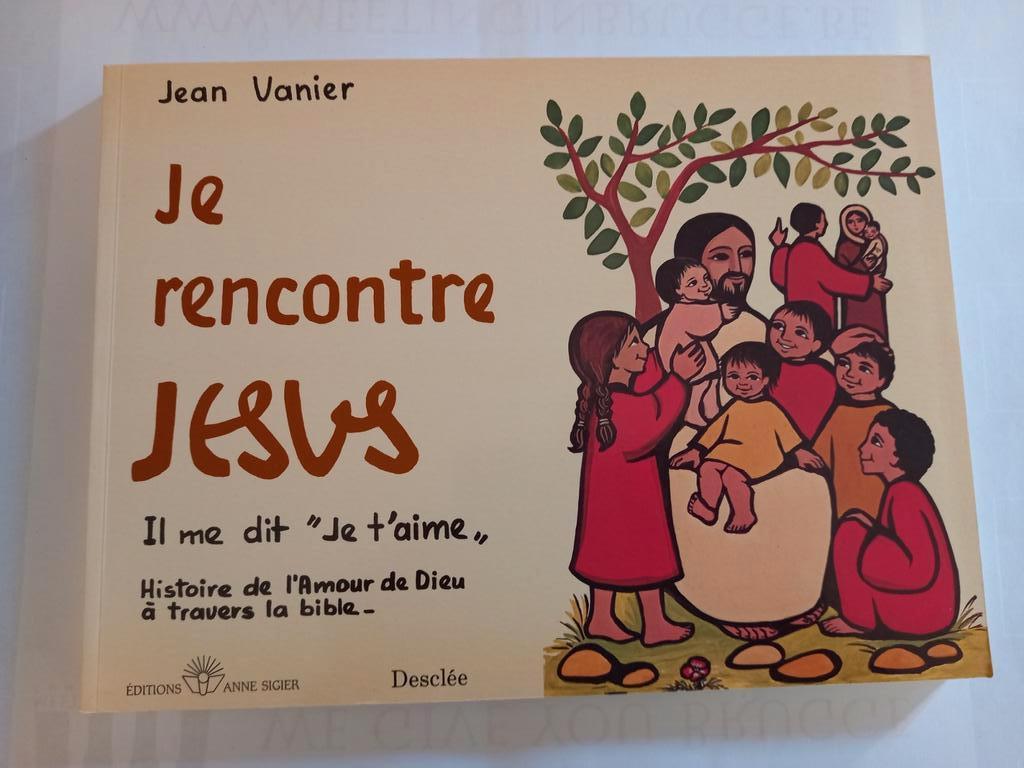 livre "je rencontre Jesus" & je marche avec Jesus, Livres, Enlèvement ou Envoi, Utilisé, Jean Vanier