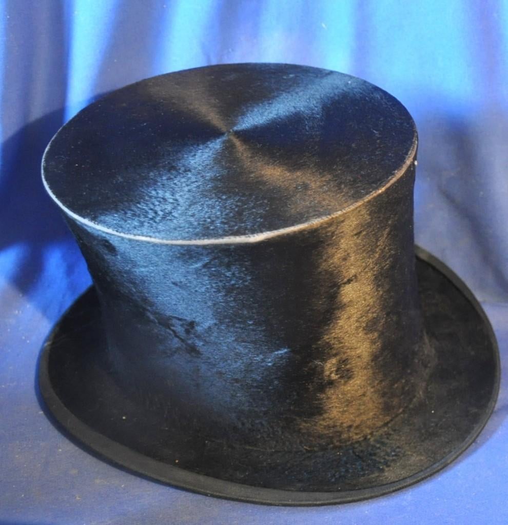 chapeau haut de forme poil de taupe taille 56, Enlèvement ou Envoi, Hommes, Au pauvre diable