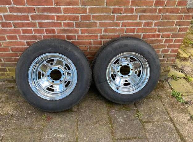 Velgen 15” inch, 2 stuks chroom, Ophalen, Zo goed als nieuw