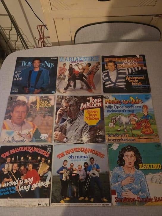 9 singles varia Nederlands, pakketprijs mogelijk., Ophalen of Verzenden, Zo goed als nieuw