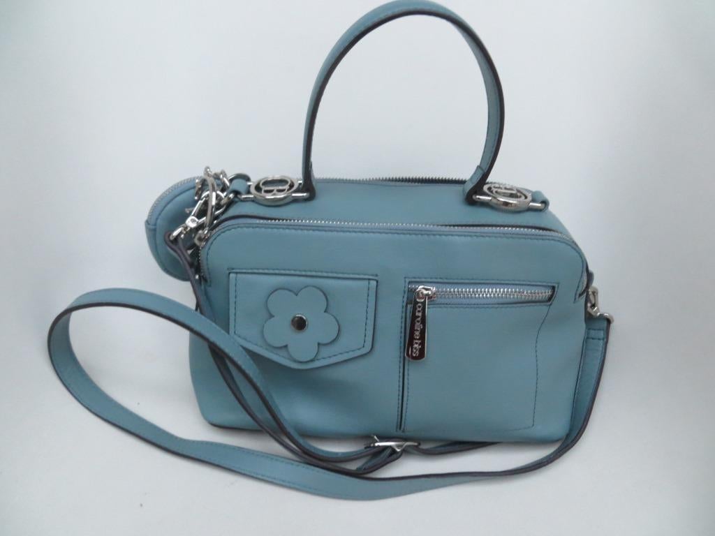 Caroline Biss handtas lichtblauw, Bijoux, Sacs & Beauté, Enlèvement ou Envoi, Neuf, Bleu, Sac à main