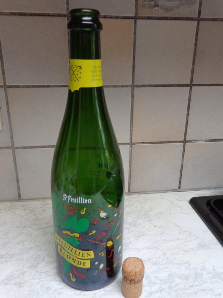 bouteille St-Feuillien:Collection:Edition spéc. Ducasse Mons, Verzamelen, Biermerken, Nieuw, Flesje(s), Overige merken, Ophalen of Verzenden
