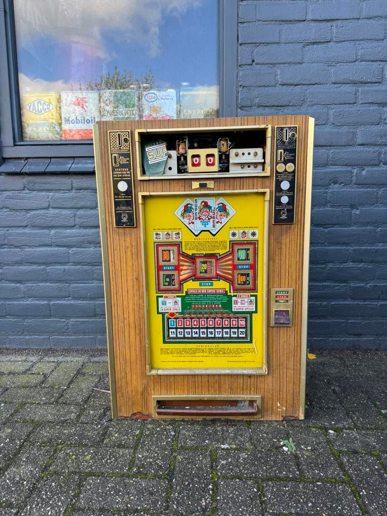 Oude Duitse Gokkast / Project, Verzamelen, Automaten | Gokkasten en Fruitautomaten, Overige munten, Ophalen, Gebruikt