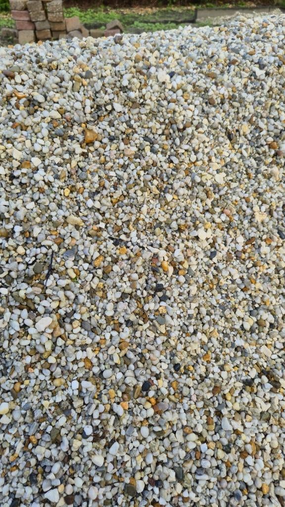 Siergrind 4-5m³, Jardin & Terrasse, Enlèvement, Utilisé, Blanc, Gravier