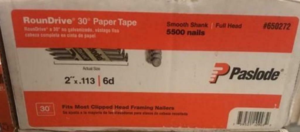 5 dozen Paslode stripnagels 2"x.113 (650272) a 5500stuks, Bricolage & Construction, Outillage | Outillage à main, Enlèvement ou Envoi