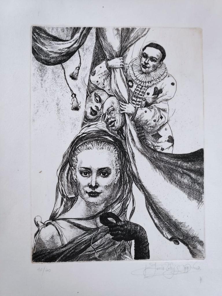 Litho Joris Thys, Antiek en Kunst, Kunst | Litho's en Zeefdrukken, Ophalen of Verzenden