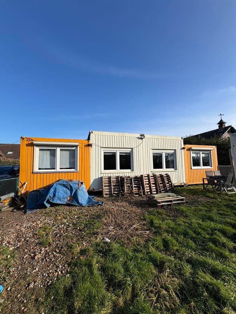 Woonunit 72m², Doe-het-zelf en Bouw, Bouwketen en Schaftketen, Gebruikt, Ophalen