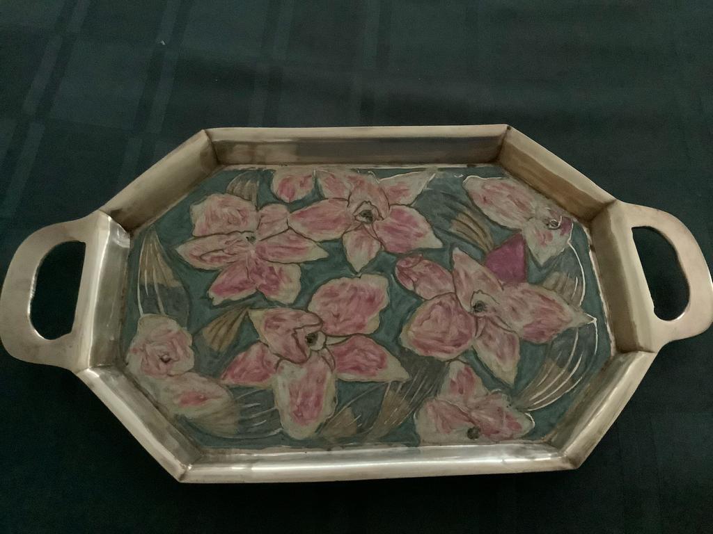 Plat de service en cuivre, Enlèvement ou Envoi, Comme neuf