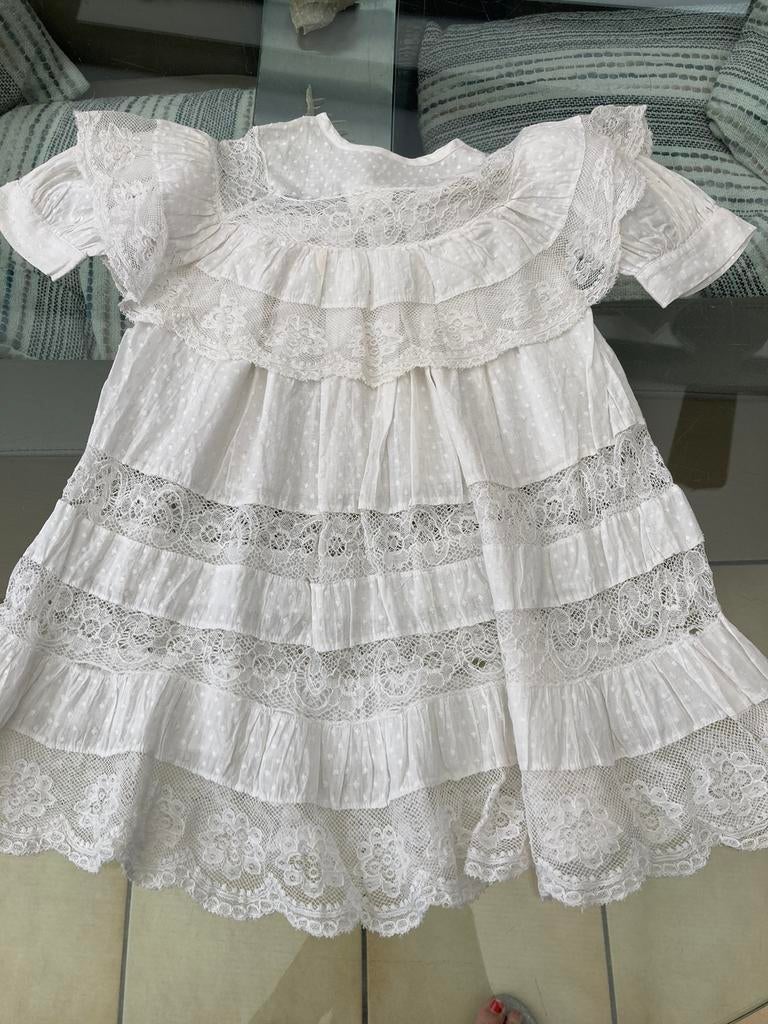 Robe de baptême année 1900.  Brodée, Enfants & Bébés, Utilisé, Fait main, Garçon ou Fille, Autres types