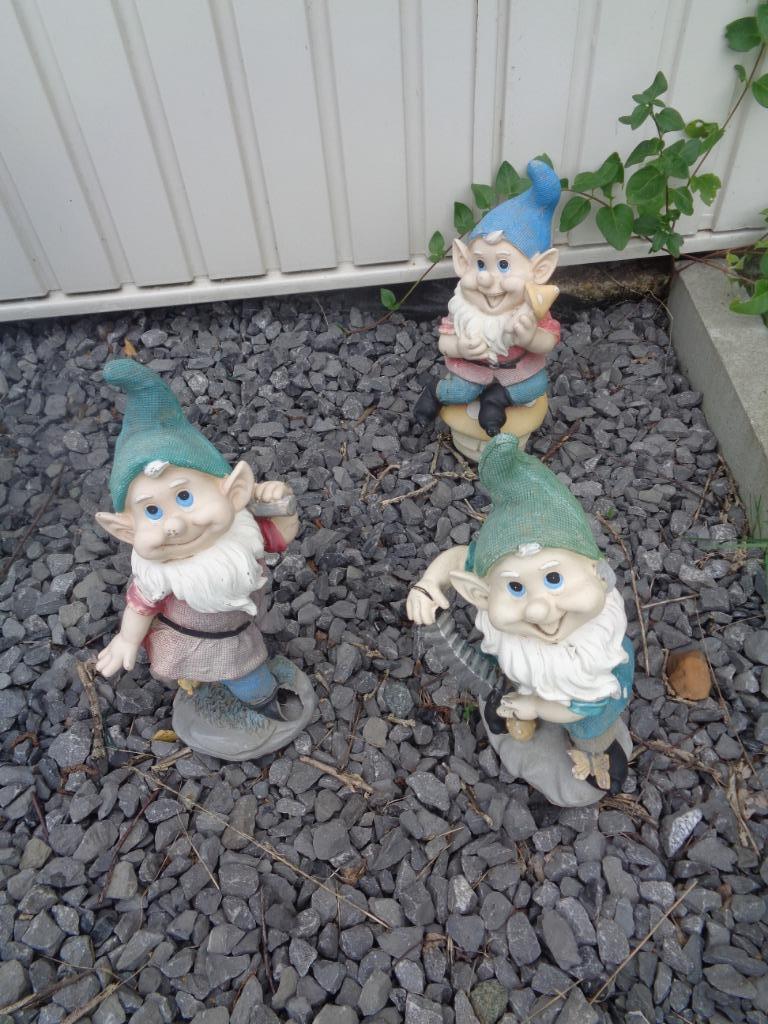 Sculptures de jardin classiques en béton ou lutins, Jardin & Terrasse, Enlèvement ou Envoi, Utilisé, Béton, Nain de jardin