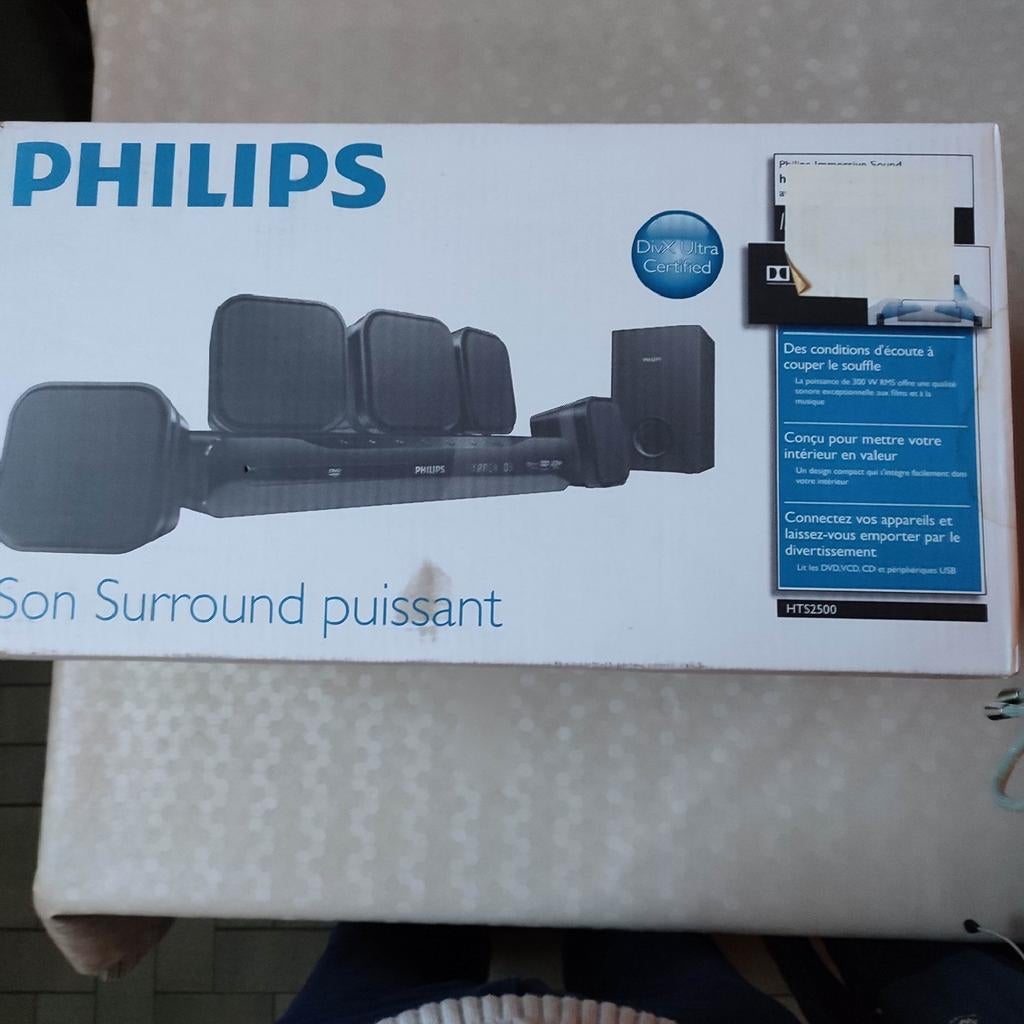 Ensemble home-cinéma Philips (neuf), Neuf, Philips, Enlèvement, 70 watts ou plus