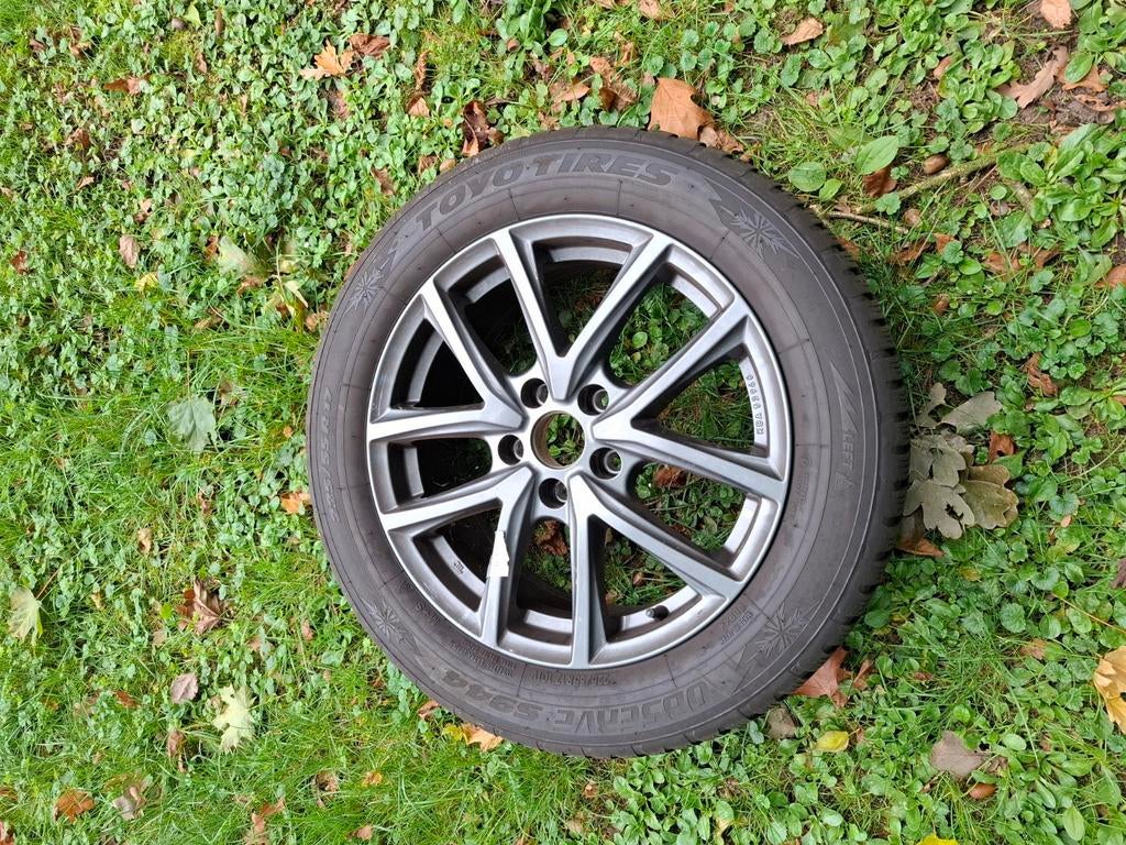 Winterbanden 225/55R17, steek 5x114,3, Auto-onderdelen, Ophalen, Gebruikt, Winterbanden
