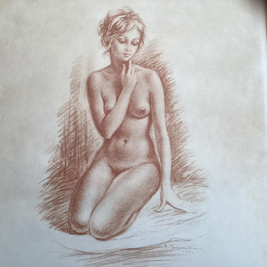 GIUSEPPE TARANTINO (1916-1999) Nu féminin, Antiek en Kunst