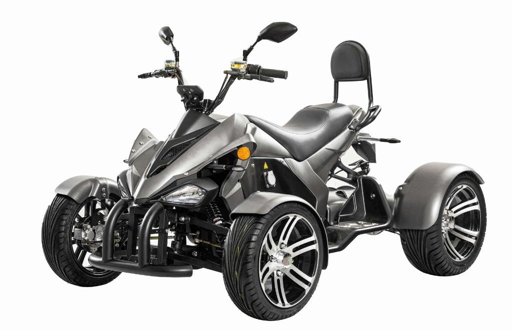 SPY RACING Quad met kenteken autorijbewijs 4000W Grey, Plus de 35 kW, 4000 cm³, 1 cylindre