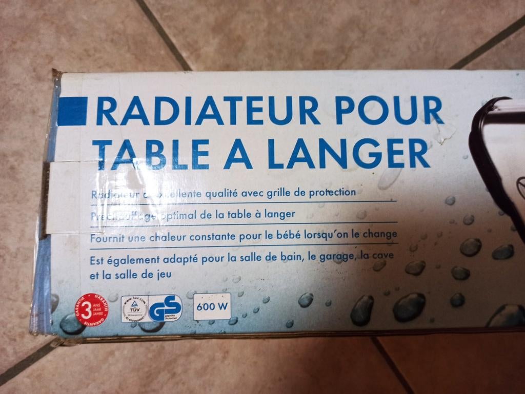 Radiateur table à langer ou salle de bain, Enlèvement ou Envoi, Radiateur