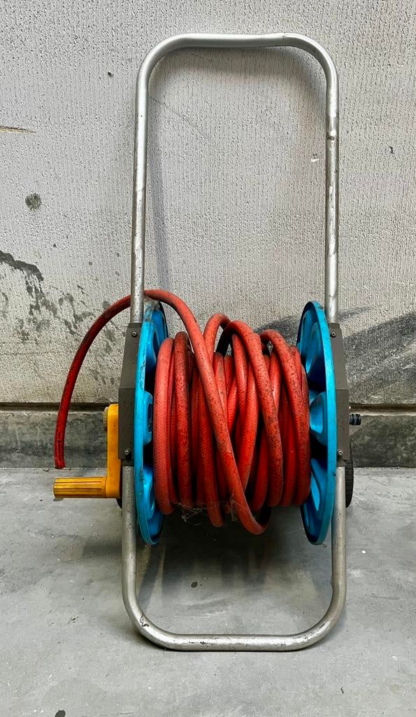 Dévidoir de jardin Enrouleur de tuyau d'arrosage, Jardin & Terrasse, Enlèvement, Utilisé, Dévidoir