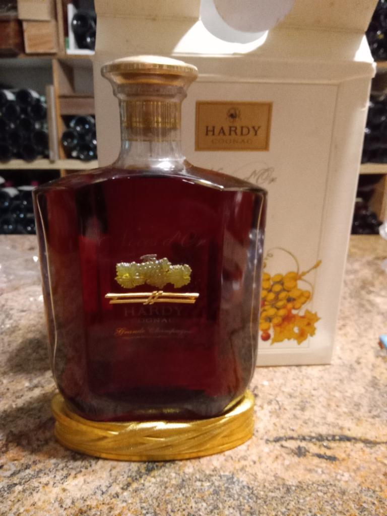 COGNAC HARDY - GOUDEN HUWELIJKEN - GRANDE CHAMPAGNE, Ophalen, Zo goed als nieuw, Vol, Overige typen