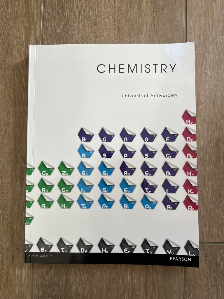 Chemistry Universiteit Antwerpen, Ophalen, Zo goed als nieuw, Hoger Onderwijs, Pearson