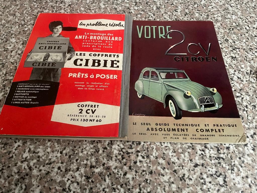 REVUE TECHNIQUE 2 CV CITROEN, Enlèvement