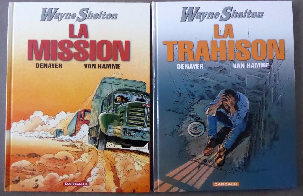 Lot 2 BD "Wayne Shelton" Tomes 1 (EO) et 2 (Re), Enlèvement ou Envoi, Utilisé