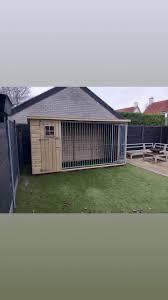 Hondenhok met kennel ook maatwerk grote voorraad, Dieren en Toebehoren, Ophalen of Verzenden, Nieuw, Hondenhok