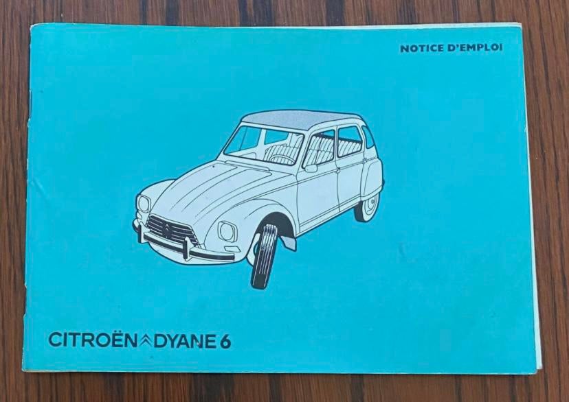 Notice d'emploi / Citroen Dyane 6 05/1980, Autos : Divers, Modes d'emploi & Notices d'utilisation, Envoi