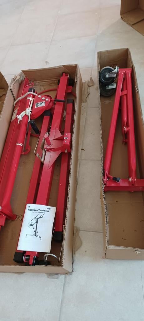 Platenlift, Bricolage & Construction, Enlèvement