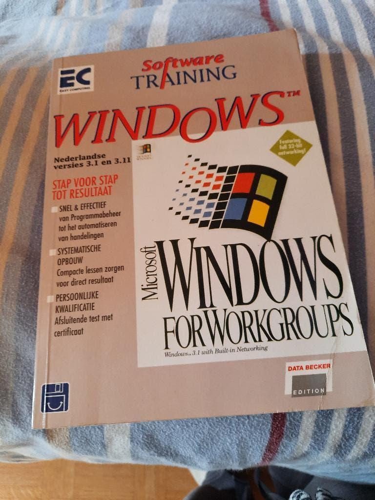 boek software training windows, Ophalen of Verzenden