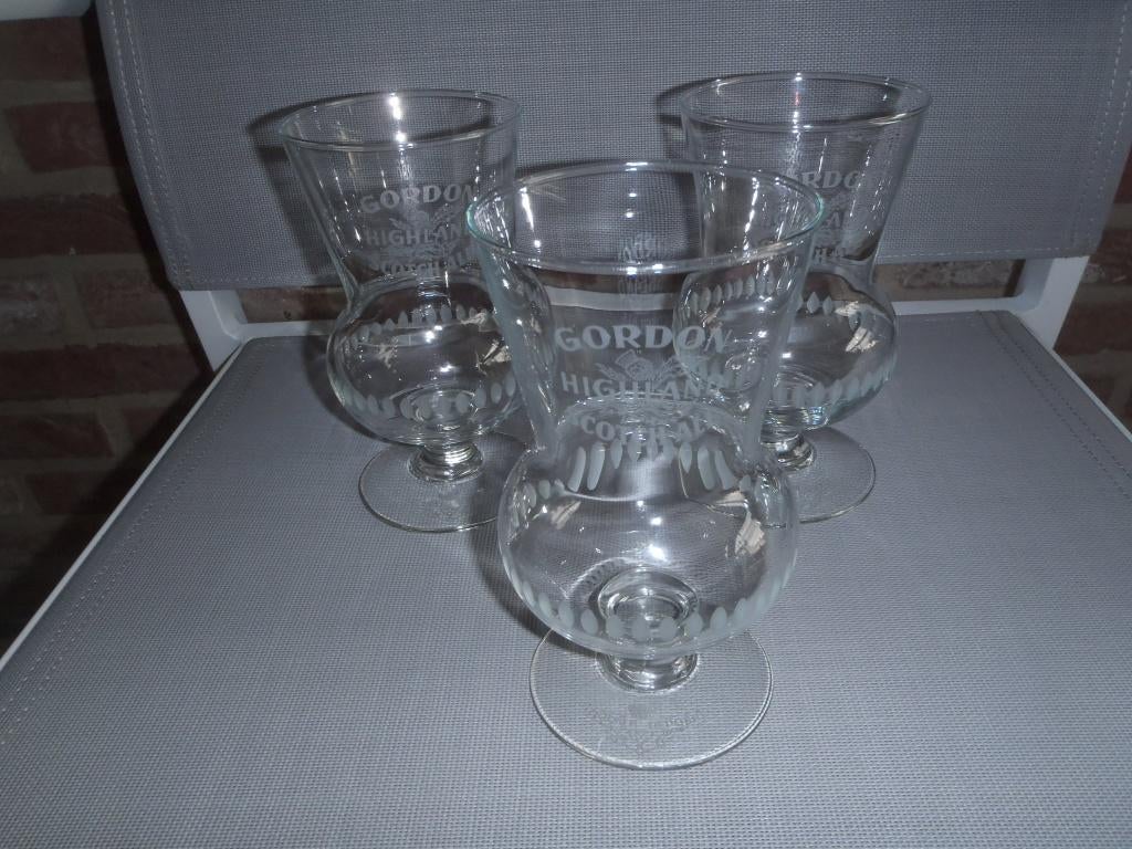 Scotch Gordon bierglas, Verzamelen, Ophalen of Verzenden, Zo goed als nieuw, Glas of Glazen