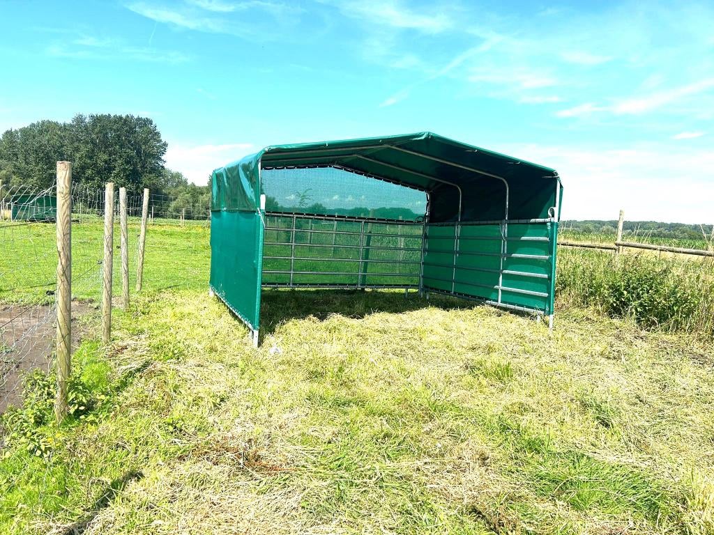 Tente Meadow 3,6 x 4 m Version luxe/En stock !, Mise à l'étable, 2 ou 3 chevaux ou poneys