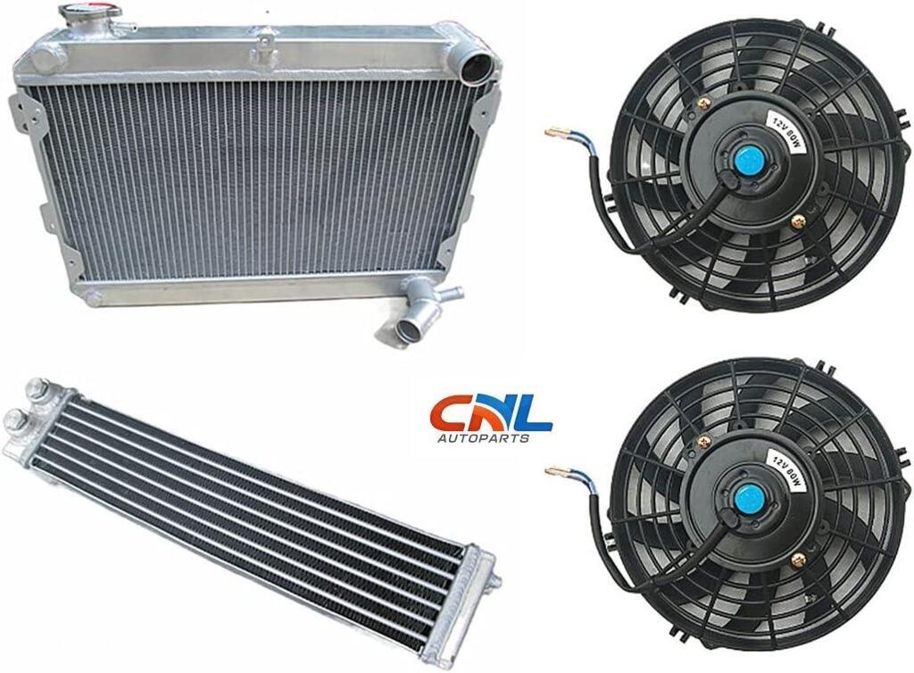 Radiateur Mazda +fans +oliekoeler RX7 RX-7 S1 S2 S3 79-85, Autos : Pièces & Accessoires, Neuf, Enlèvement ou Envoi