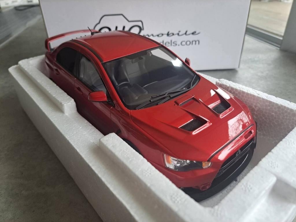 Mitsubishi Lancer Evo X OTTO 1/18 Neuve, Enlèvement ou Envoi, Neuf, Voiture, OttOMobile