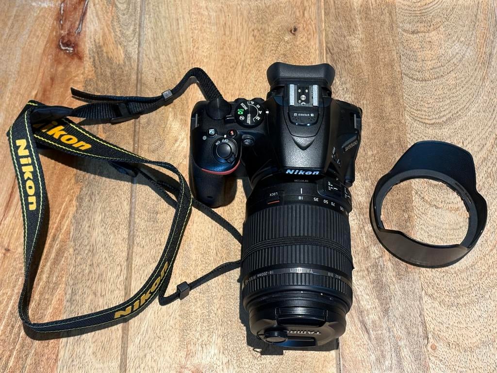 Reflex Nikon D5500 + Tamron 18-200, Audio, Tv en Foto, Ophalen, Spiegelreflex, Nikon