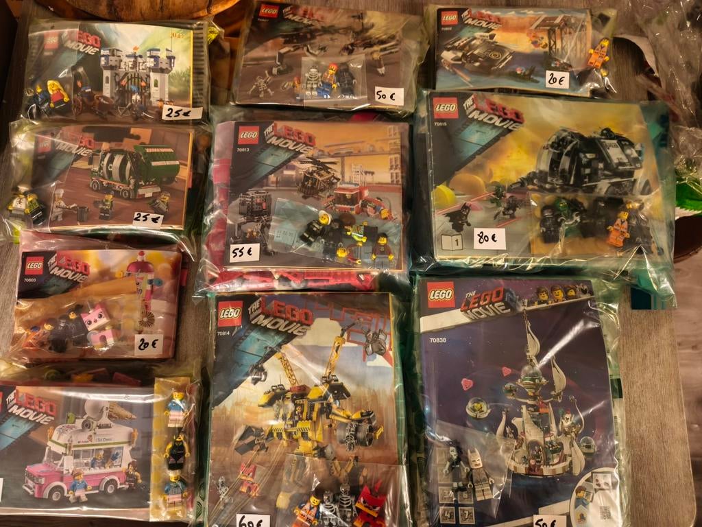 Lego movie complete sets + minifiguren, Enfants & Bébés, Jouets | Duplo & Lego, Comme neuf, Lego, Ensemble complet, Minifigurines incluses