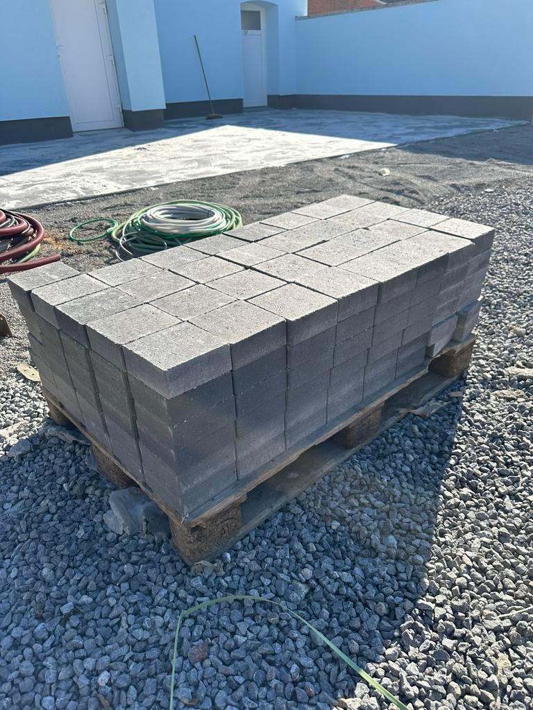 Pave in line 15/15 gris noir (5m2), Ophalen, Zo goed als nieuw